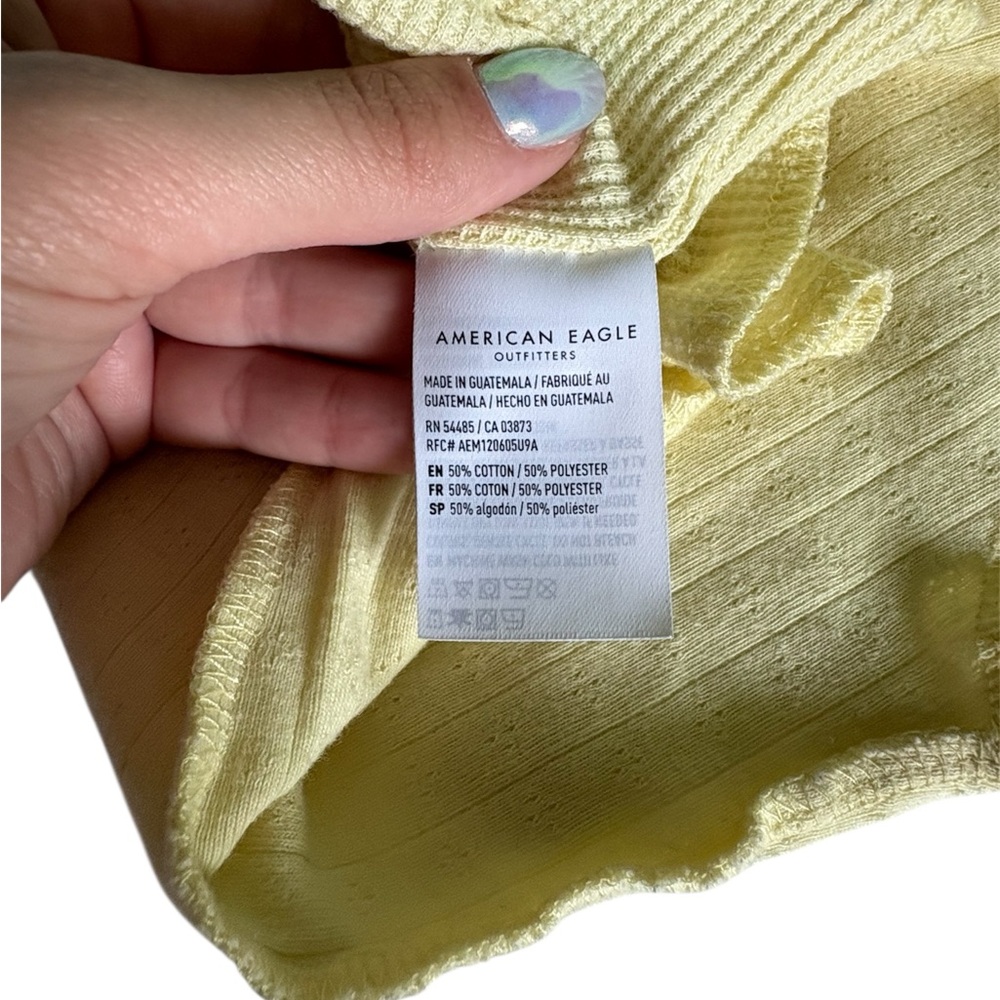 🌻 AE | Yellow High Neck Tank Top - Picture 9 of 9